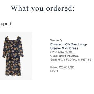 Abercrombie long sleeve dress